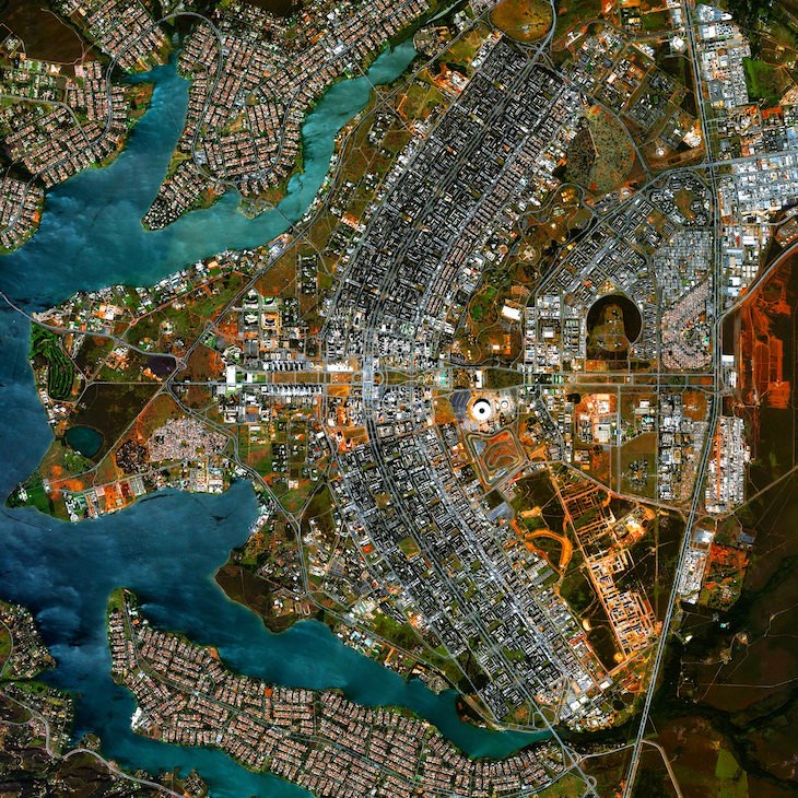 15 Stunning Aerial Shots of UNESCO Heritage Sites, Brasilia, Brazil