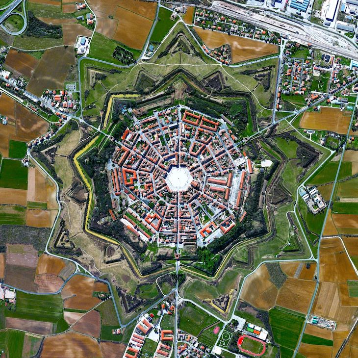 15 Stunning Aerial Shots of UNESCO Heritage Sites,  Palma Nova, Spain