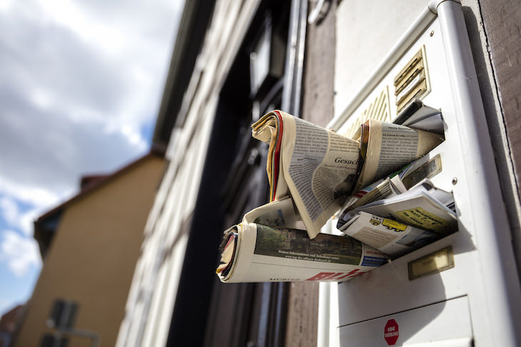 How to Stop or Reduce Junk Mail, full mailbox