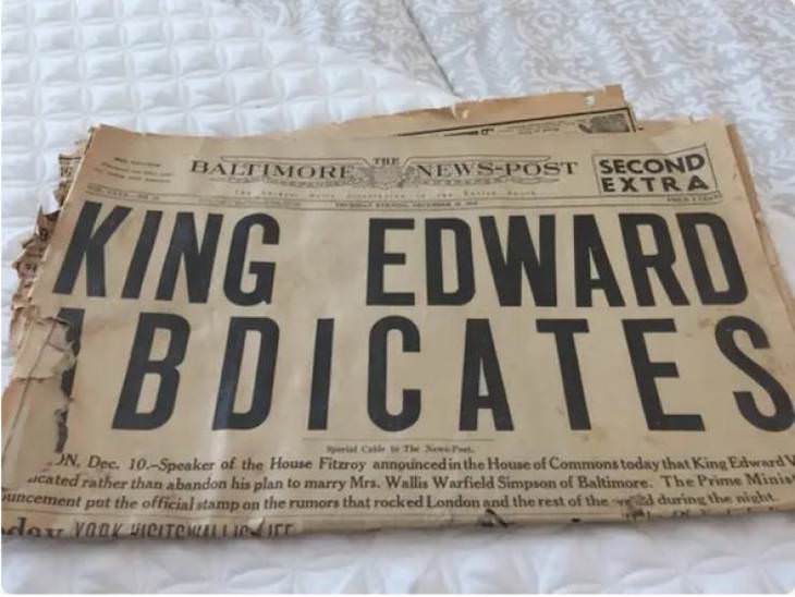 12 Cool Vintage Items Found by Chance, 1936 newspaper