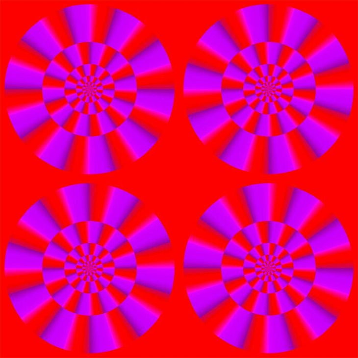 Optical Illusions purple circles