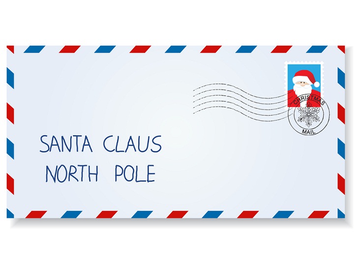 Christmas Facts, letters to Santa