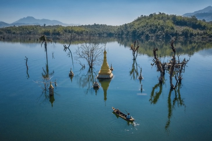 12 Unforgettable Photos of Asia by Zay Yar Lin, Paung Long Lake Paung Long Lake is located near Tatkon township