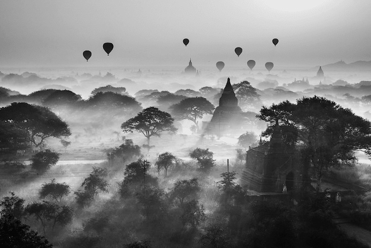 12 Unforgettable Photos of Asia by Zay Yar Lin, The ancient city of Bagan, a UNESCO World Heritage Site located in the Mandalay Region of Myanmar