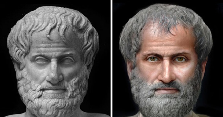 Reconstructed Faces of Ancient People, Aristotle