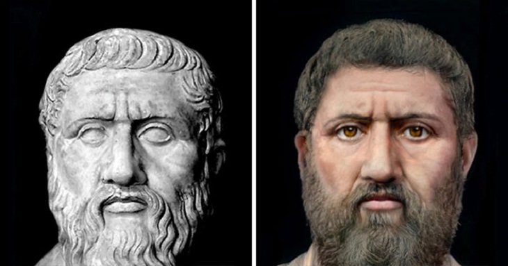 Reconstructed Faces of Ancient People, Plato