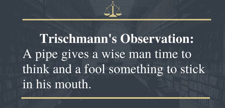 funny laws, trischman's observation