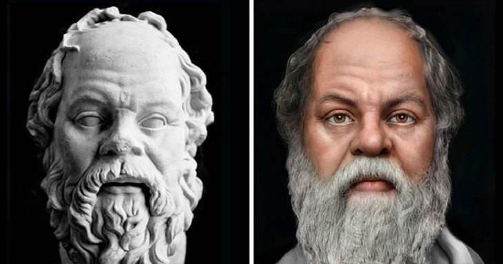 Reconstructed Faces of Ancient People,  philosopher Socrates