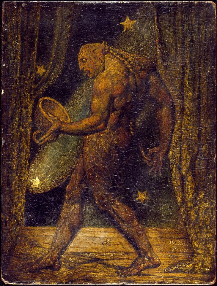 William Blake Paintings,  Ghost 