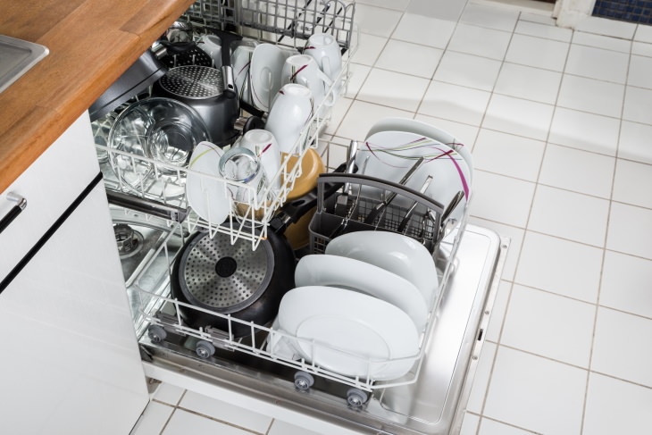 Nonstick Cookware Mistakes full dishwasher