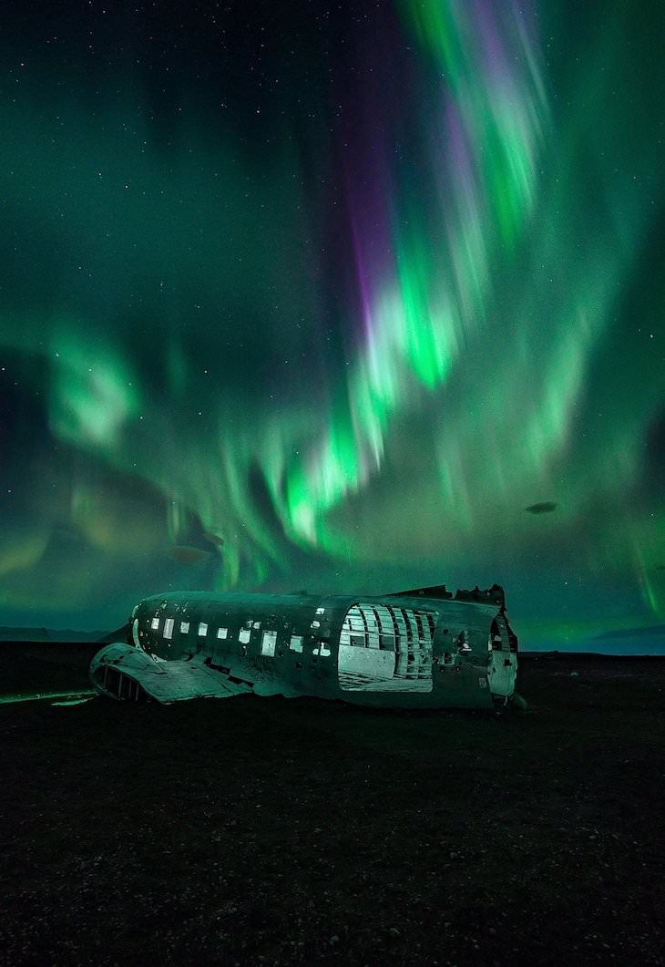 Best Northern Lights Photo of the Year shortlist, “Turbulence” by John Weatherby 