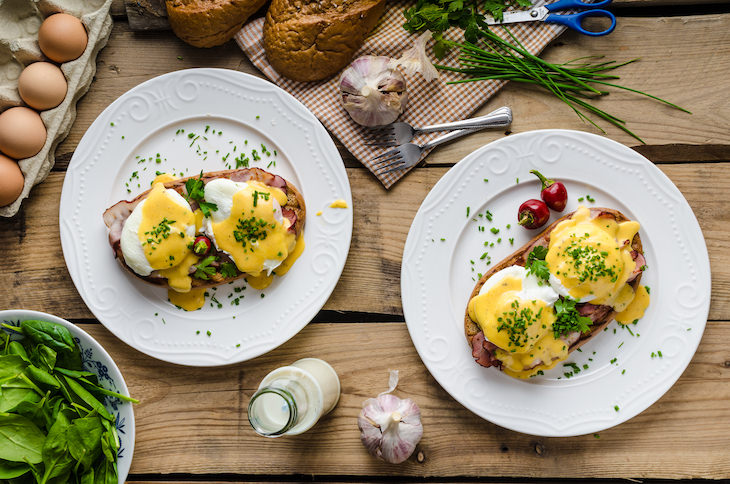 Popular breakfast foods of the past, eggs benedict