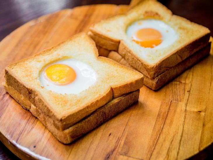 Popular breakfast foods of the past, one eyed jack