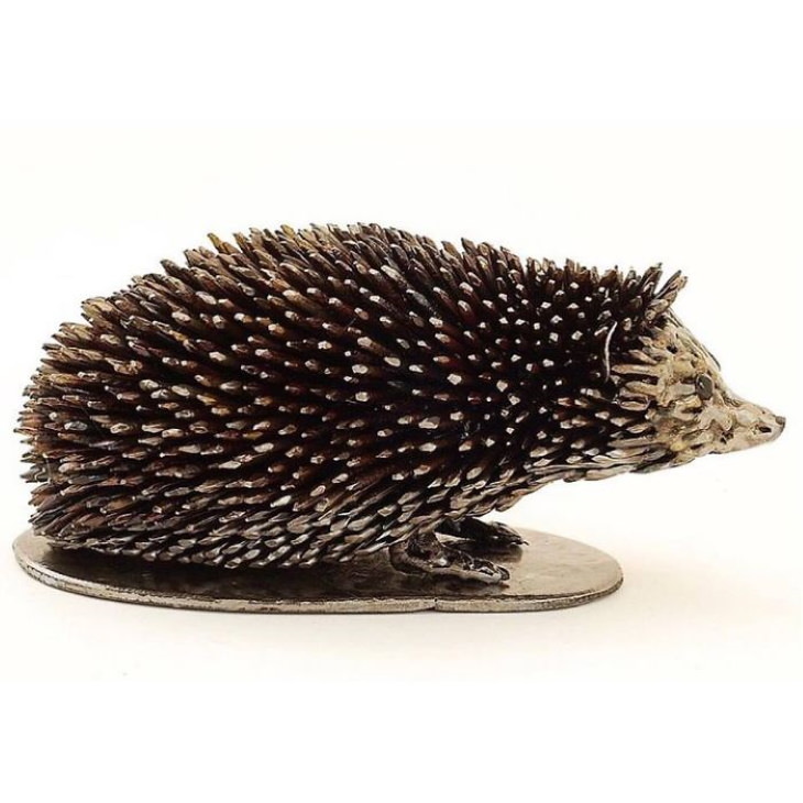 Brian Mock Metal Sculptures hedgehog