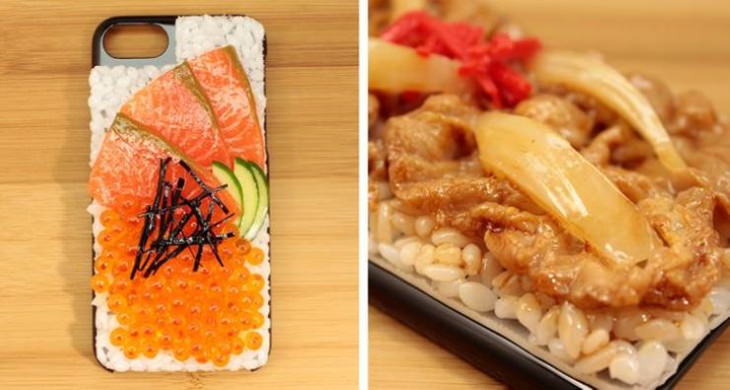 Japanese Innovations A smartphone cover that looks just like real food