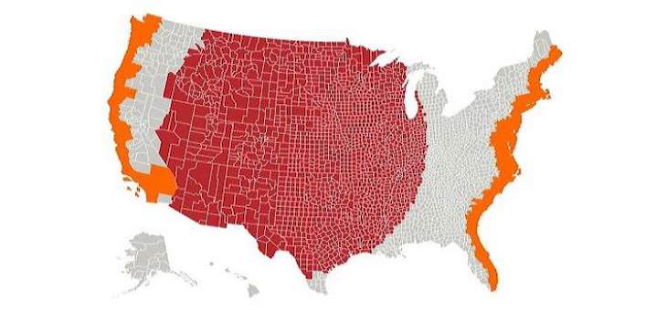 10 Informative and Fun Maps of the United States, population size
