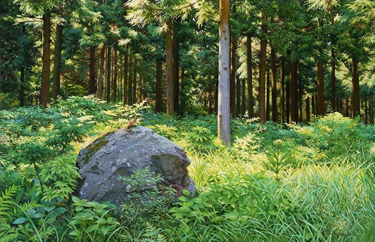 Hyperrealism Paintings, forest