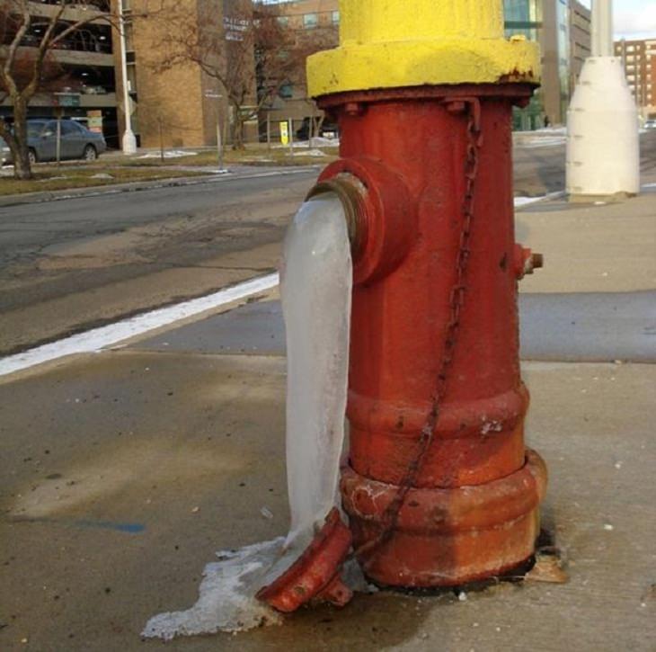 Winter Pics, fire hydrants
