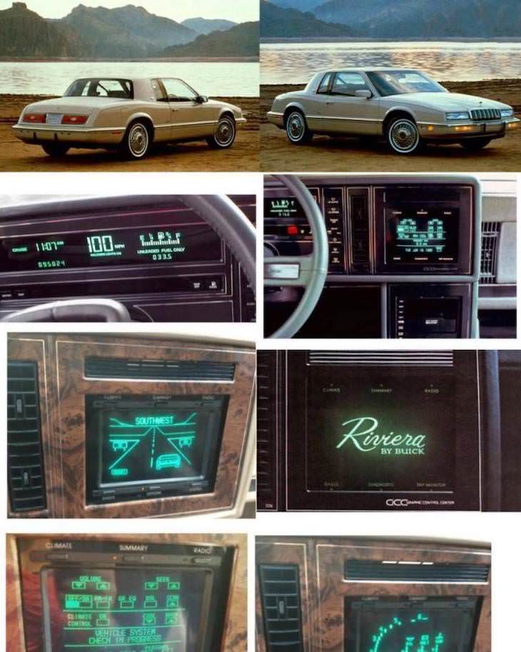 Poignant Photos with Fascinating Backstories, 1986 Buick Riviera with touchscreen