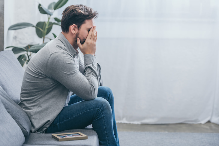 Warning Signs of Low Self Esteem, anxious man