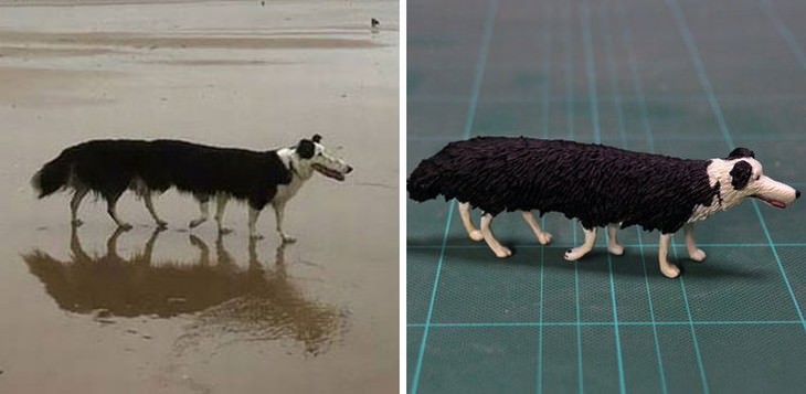 Meetissai animal memes in sculptures  dog centipede