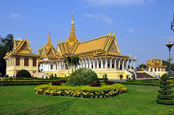 Rezidențe regale Palatul Regal al Cambodgiei din Phnom Penh