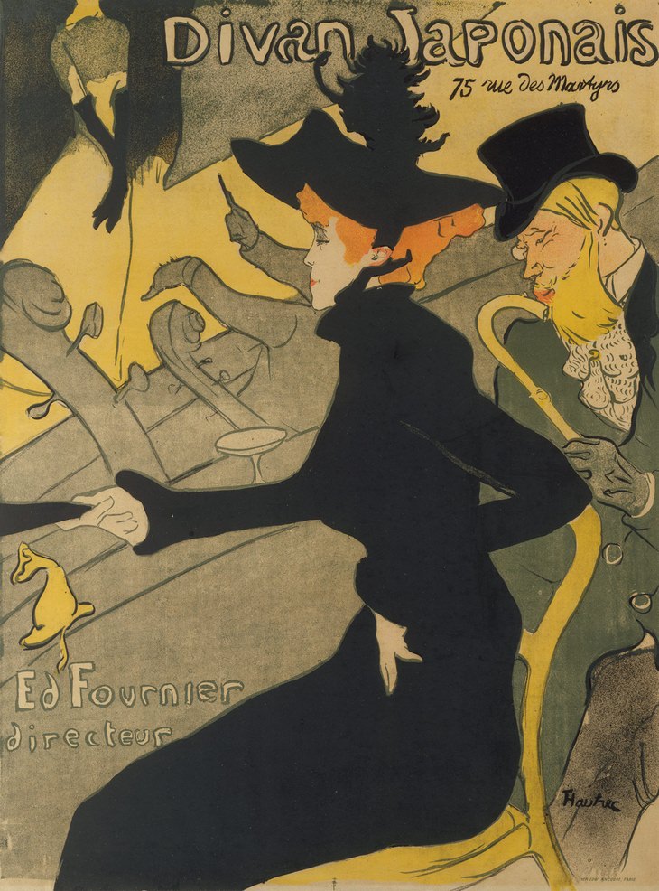 Divan Japonais, poster, 1893