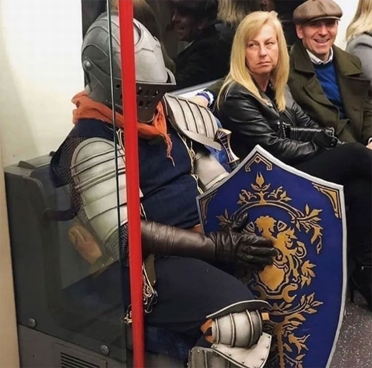strange subway encounters knight