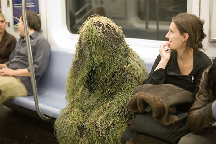 strange subway encounters grass
