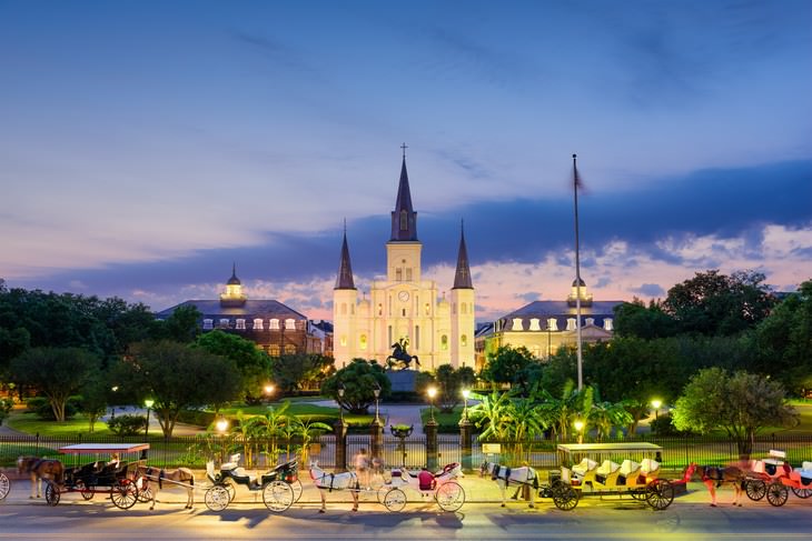 oldest US cities New Orleans, Louisiana