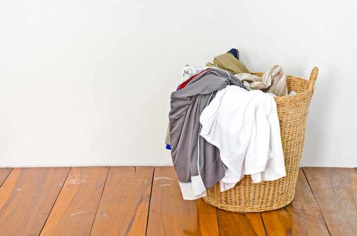 basket of laundry