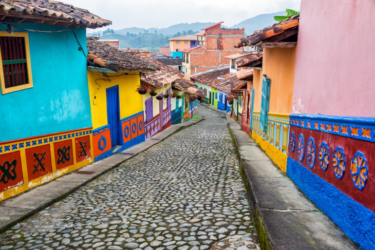 Colorful Towns and Villages Around the World Guatapé, Colombia