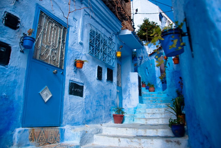 Colorful Towns and Villages Around the World Chefchaouen, Morocco
