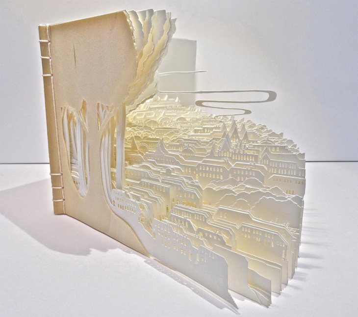 Ayumi Shibata Paper Cutting Art “Voyager Book”