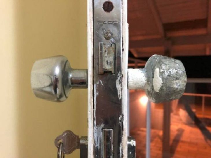 Things Getting Old doorknob