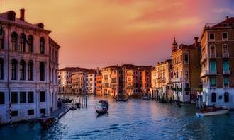 Venice at sunset