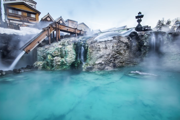 heart health and baths onsen