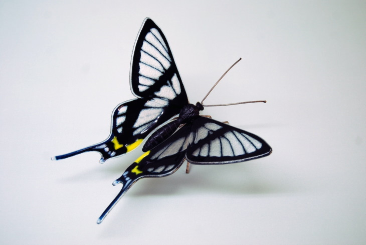 Laura Hart Glass Butterfly Sculptures Sylphina Angel