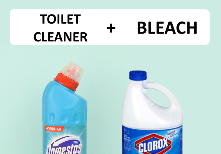 cleaning chemicals you should never mix Mixing Toilet Cleaner and Bleach