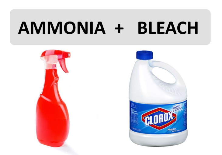 cleaning chemicals you should never mix ammonia and bleach