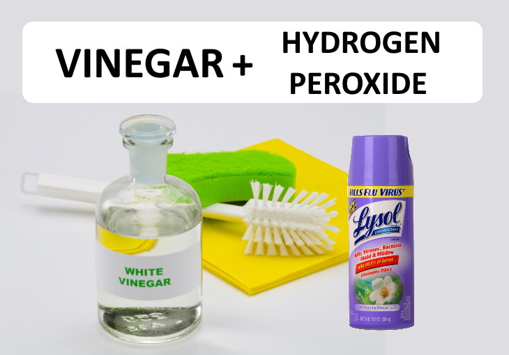 cleaning chemicals you should never mix Mixing Vinegar and Hydrogen Peroxide