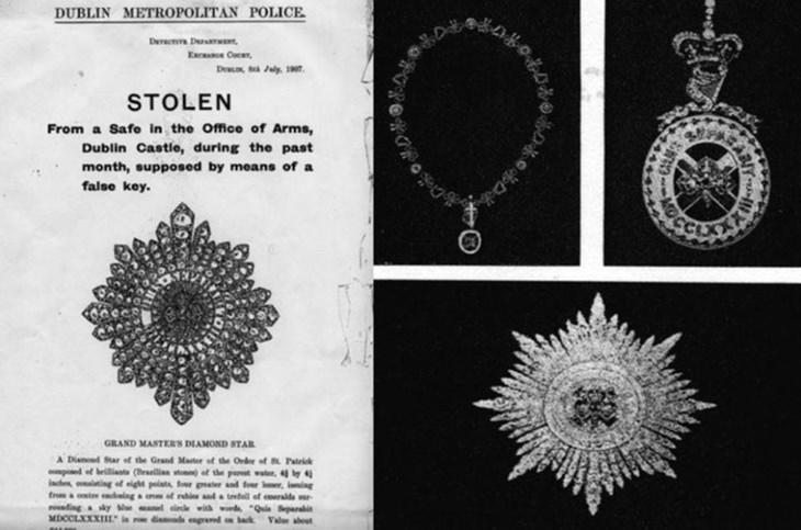 missing treasures Crown jewels of Ireland