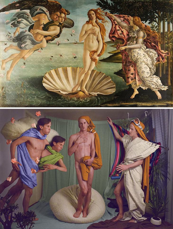 3. The Birth of Venus by Boticelli