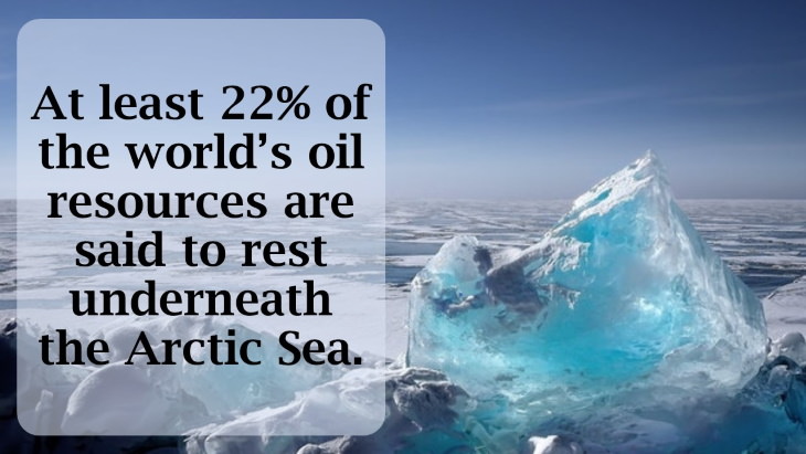 12 Fascinating Facts About the North Pole At least 22% of the world’s oil resources are said to rest underneath the Arctic Sea. 