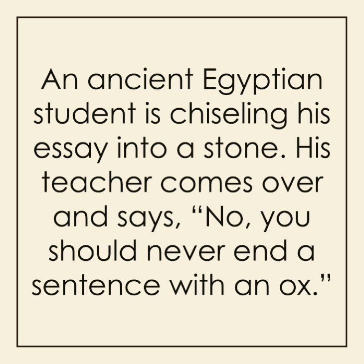 Clever Language Jokes and Puns ancient Egyptian