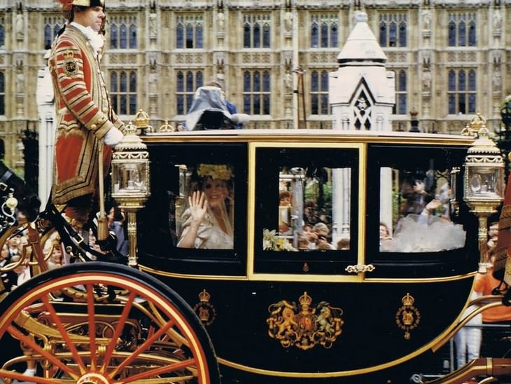 14.  Prince Andrew (son of Queen Elizabeth II) married Sarah Ferguson at Westminster Abbey, July 23, 1986