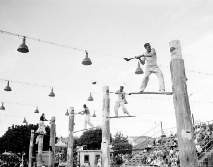  Historical Pics ,woodcutter competition