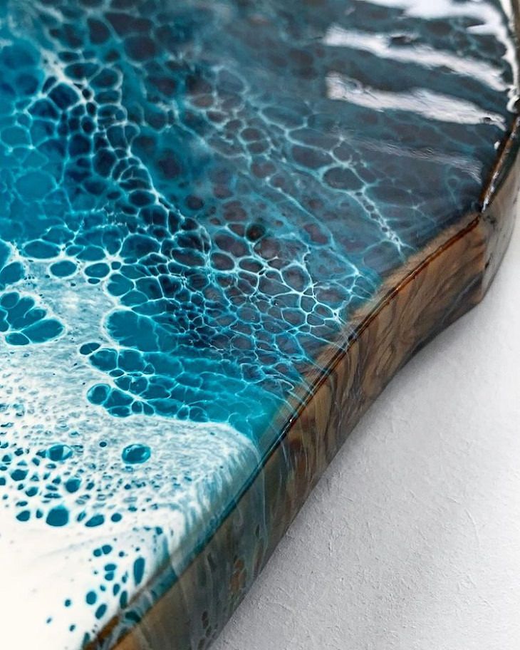 Oceanic Resin Artwork