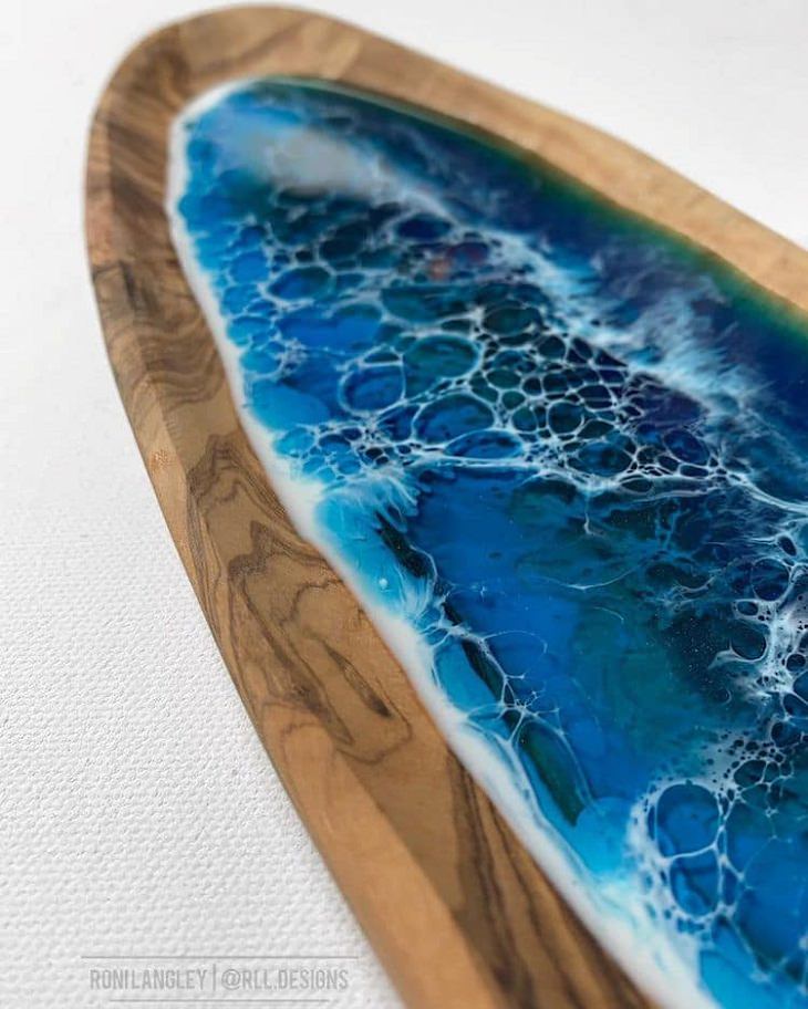 Oceanic Resin Artwork