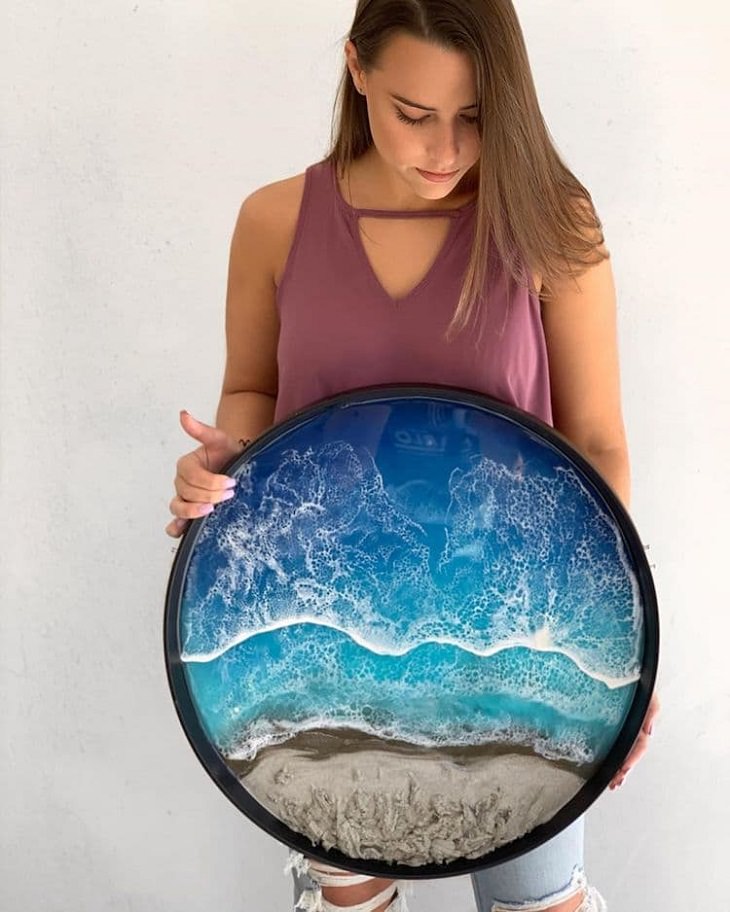 Oceanic Resin Artwork